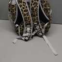 Pet Carrier Backpack Expandable for Cats and Small Dogs, Breathable Anti-Collapse Design, Airline Approved Travel Backpack for Hiking and Outdoor Use (Back Expandable-Animal) (Leopard Print)