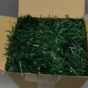 50 Feet Green Tinsel Garland Artificial Christmas Pine Decorative Greenery Tinsel Stems Non-Lit Soft Twist Garland 12 Inch x 2Inch for Holiday Season Outdoor Indoor Party Decorations
