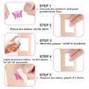 4 x Breast Cancer Face Tattoos Temporary Decal Glitter Pink Ribbon Breast Cancer Awareness Cheer Stickers for out Cheer Body Sports Accessories Dance Party (pink190