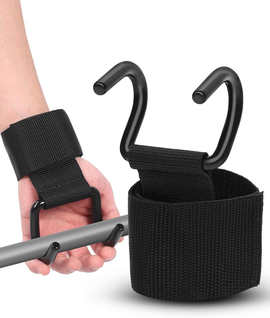 Weight Lifting Hooks, Weight Lifting Wrist Hook Straps, Heavy Duty Power Lifting Hooks Exercise Weight Cuffs, Deadlift Straps, Strength Training, Gym Workout Pull Up, normal