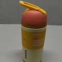 Owala Kids Flip Insulated Stainless-Steel Water Bottle with Straw and Locking Lid, 14-Ounce, Orange/Yellow (Misty Horizon)