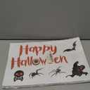 XZENTIRA 64 PCS Halloween Window Clings 9 Sheets Black Scary Bat Ghosts Pumpkin Double-Sided Window Stickers for Happy Halloween Party Decoration Glass Décor Indoor and Outdoor Pack of 4