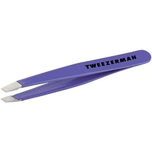 Tweezerman Blooming Lilac Stainless Steel Mini Slant Tweezer