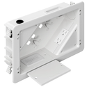 inWall TV Box with Flange for Home Theater Installation, 11.9" x 8.4" Cord Hider for Wall Mounted TV, with 2 Outlets, Cable Bracket, LV Cable & 11/2" ENT Entrance, Ideal for New or Retrofit Job