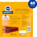Pedigree Dentastix Large Breed Dog Treats, Bacon Flavor, 2.08 lb. Bag (40 Treats) (EXP 08/11/25)
