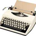 Vintage Collectible Classic Manual Typewriter (Artisan Refurbished) – Nostalgic Artistry/Mechanical Exploration for Kids/Traditional Keystroke Experience - White