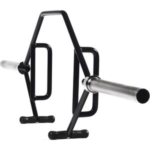 Fitvids Olympic 2-Inch Hex Weight Lifting Trap Bar with Long and Rotating Sleeves, 500-Pound Capacity, Open and Close Design