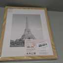 2 x upsimples 11x14 Picture Frame, Display Pictures 8x10 with Mat or 11x14 Without Mat, Wall Hanging Photo Frame, Natural, 1 Pack