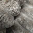 hyha Couch Covers for Dogs Washable, Non Slip Plush Dog Sofa Protectors, Fuzzy Pet Couch Covers for 3 Cushion Sofa Pet Friendly (Apricot, 27.6" x 82.7")