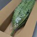 FOREST PRINCE 50" Artificial Boston Ferns, Fake Bush Plants, Large Faux Ferns with 96 Fronds for Outdoors Home Decor