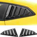 RT-TCZ Carbon Fiber Rear Quarter Side Window Louvers Sun Shade Cover Wind Vent Air Deflector Decoration Exterior Accessories for Chevrolet Camaro 2017-2022