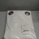 NICETOWN Natural 100% Blackout Linen Curtains 84 inch Long Burg for Living Room, 2 Panels, 52" Wide, Farmhouse Thick Completely Blackout Window Treatment Thermal Insulated Warm Drapes for Winter