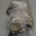 Car Ceiling Cargo Net with 2 Pockets,31.5"x21.6" Overhead Storage Mesh Organizer for SUV and Mini Van,Double Car Net for Road Trip Essentials,Camping Gear,Vehicle Roof Storage,Beige