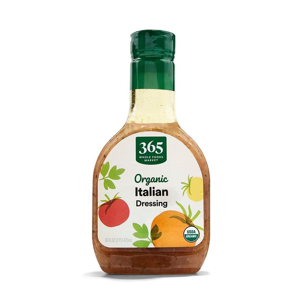 365 by Whole Foods Market, Organic Italian Dressing, 16 Fl Oz (EXP 04/01/27)