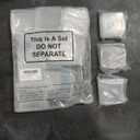 SATINIOR 24 Packs Small Clear Plastic Beads Storage Containers Box with Hinged Lid for Storage of Small Items, Crafts, Jewelry, Hardware (2.76 x 2.76 x 0.67 Inches)