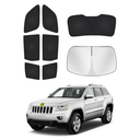 Windshield Sun Shade for Jeep Grand Cherokee 2011-2021 Side Rear Window Shade Cover Sun Visor Shield Privacy Protection Keep Vehicle Cool Black 8PCS
Amazon's Choice