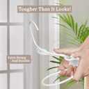 Utopia Home - Plastic Hangers 50 Pack - Space Saving Clothes Hanger - Durable and Strong Closet Organizers and Storage Makes It Ideal Stocking Stuffers or Apartment or Dorm Room Essentials (White)