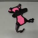 rabbitgoo Dog Harness No Pull with 2 Leash Clips, Adjustable Soft Padded, Reflective Oxford No Choke Pet Vest with Easy Control Handle for Puppy, Hot Pink, XS