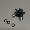 Hose Splitter 2 Way Heavy Duty - 2WAYZ Outdoor Faucet and Garden Hose Splitters - Durable Water Spigot Splitter Y Adapter - All-Metal Water Pipe Connector with Shut-Off Valve - 4" x 4" x 1.5"