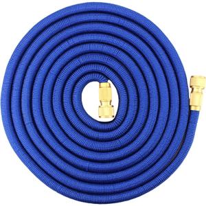 Blue water pipe for home garden 3x retractable water pipe (15m)