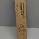 Closet Rods for Hanging Clothes, 17 to 54 Inches Stepless Adjustable Metal Closet Rod, 1.5 Inches Heavy Duty Clothes Hanging Rod for Closet Wardrobes Laundry RV, Silver