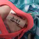 DXTON Girls Bikini One Piece Swimsuit Ruffled Tankini Bathing Suit Swimwear SM012 4T