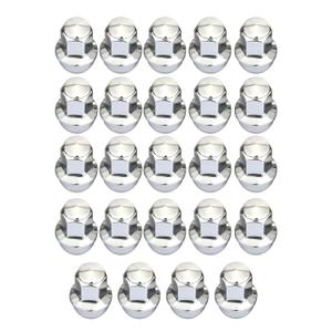 24 pcs 21 * 45mm Aluminum Chrome Lug Nuts Fits for F150 2015-2021 Lincoln Navigator 2015-2020