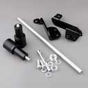 Motor Frame Slider Motorcycle Carbon Frame Slider No Fairing Cut Crash Protectors Fit For CBR600RR CBR 600 RR 2003 2004 2005 2006 Black