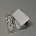 USB Charging Station, Ziwodiv 8-Port 60W/12A Charger Station, Multi Ports USB-A Charging Hub with LED Display, Compact Desktop Charger for Multiple Devices, iPhone iPad Samsung Android and Tablet (White)