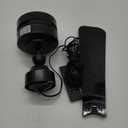 Ceiling Fans with Lights,36" LED Fan Light Hanging with Hook,Hook Type Ceiling Fan,Plug in Ceiling Fan Light,40W,3000-6500k,Remote Control,Portable Fan for Camping Bed,Patios,(Black)