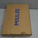 YoungsTex 48 Inch Length Linen Curtains for Short Window, Oatmeal Burlap Light Filtering Drapes with Bronze Grommet Privacy for Living Room Window, 42 x 48 Inch, 2 Panels