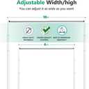 SLOW DOLPHIN 10ft-4ft Adjustable Crossbar Pipe and Drape Hardware for Event Decoration, Backdrops, Photobooths, Tradeshow