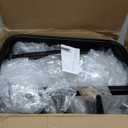 25 Removable Shelves Mobile Art Drying Rack for Classroom, Sturdy Metal Art Canvas Storage & Art Print Display Rack with Locking Wheels (32.22x14.6x17.3 In)Painting Drying Rackpaper drying rack (Black 25 layers)