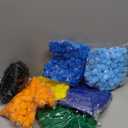 Poen 2000 Pcs Pom Poms with Wiggle Eyes 1 Inch Colorful Pompoms Fuzzy Balls for DIY Creative Crafts Decorations Project