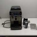 PHILIPS 4400 Series Fully Automatic Espresso Machine  12 Hot & Iced Coffees, Quick-to-Clean LatteGo Milk System, SilentBrew, QuickStart, Ceramic Grinder, Black Chrome (EP4444/90)