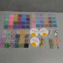 3000pcs 6mm Glass Beads DIY Craft Kit - Beads Bracelet Kit, DIY Beads Jewelry Kit, 72 Color Box Vibrant Beaded Supplies for Jewelry Making, Necklace Bracelet Crafting, String Art & Home Decor