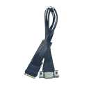 JMT M.2 NVMe M Key to Oculink 4i / SFF8611 Extension Cable PCIe4.0 X4 Gen3 4 Compatible with T10 / SAS-4 SFF-8612 (25cm)
