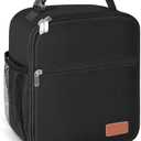 HABOPET Lunch Box for Men & Women Durable Lunch Bag for Adults Reusable Small Lunchbox Black