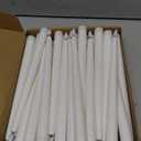 Reginary 36 Pieces Flameless LED Taper Candles Flickering 11 Inch Plastic Candles for Wedding, Party, Home Decor - White