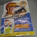 12 Pack Cat Scratch Furniture Protector Tape Sheets Double-Sided Sticky Training (5 XL, 5 Large, 2 Medium) Anti-Scratch Couch & Sofa Guard Clear Not for Leather, Velvet, Microfiber