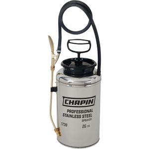 Chapin 1739 2-Gallon Industrial Stainless Steel Sprayer For Fertilizer, Herbicides and Pesticides (1 Sprayer/Package)