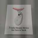 Neck Facial Massager, Light Face Neck Massager for Skin Care, Multifunctional Facial Skincare Tools with Vibration, at Home