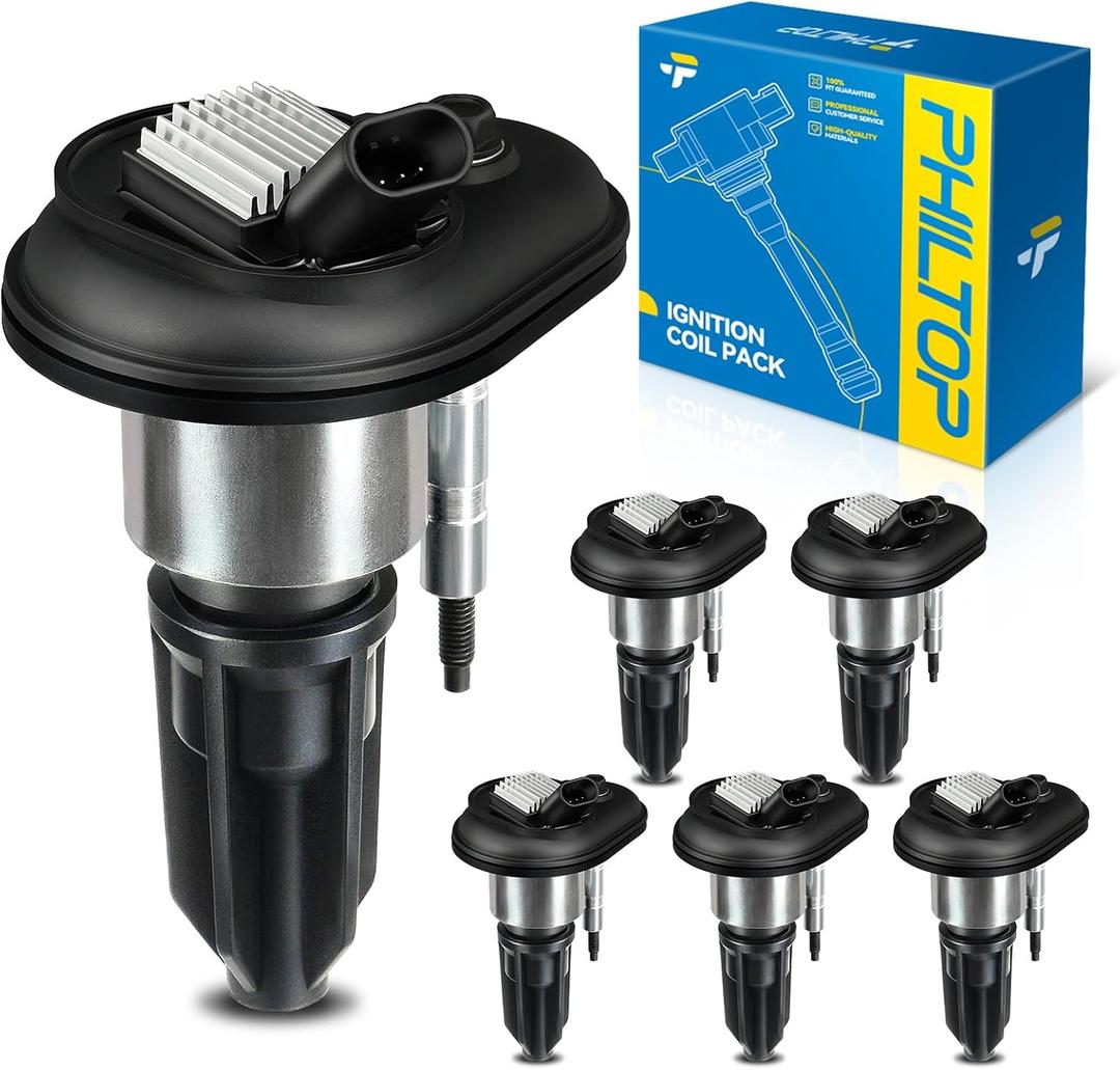 PHILTOP UF303 Ignition coils Fits for Chevrolet 2002-2005 Trailblazer, 2004-2006 Colorado, GMC 2002-2005 Envoy 4.2L, 2002-2005 Trailblazer EXT 4.2L, GMC 2004-2006 Canyon, 2002-2005 Envoy XL 4.2L