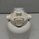 BJPKPK Insulated Water Bottles with Straw, 27 oz Cute Water Bottles with Handle, BPA Free Stainless Steel Metal Thermo, Easy Carry Thermo for Men & Women, White