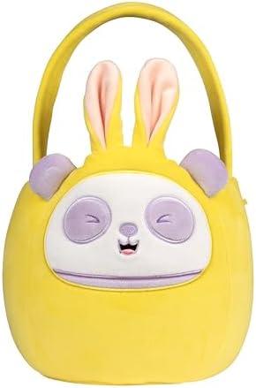 Squishmallows Original 12in Lancelot the Chocolate Bunny Egg Hunt Basket – Ultrasoft Official Jazwares Plush Accessory Pack of 3