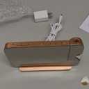 SZELAM Projection Alarm Clock,7.4 in LED Mirror Digital Clocks Projection on Ceiling Wall,with RGB Night Light,USB C Charging Port,Auto Dimming,Modern Desk Clock for Bedroom Decor - Rose Gold