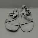 Pulltop Men's Wide Barefoot Sandals - Minimalist | Zero Drop | Ultralight Trail Running Hiking Sandals Adjustable Size 9 Grey