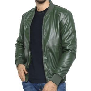 Crafter A2 Aviator Flying Tiger WWII Flight Aviator Bomber Jacket in Real Leather for Men B3 Bomber leather jacket (Medium, Olive)