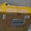 ENKEZI Small Mid Century Acacia Night Stand with Drawer Dresser, Handcrafted Small Nightstand, Space-Saving Bedroom Side Tables with Acrylic Coating, No Visible Nails