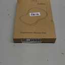 Ergonomic Mouse Pad with Wrist Rest, Mousepad with Wrist Support, Non-Slip Hard Base Mouse Pads, Portable for Office/Home/Travel Work(Coffee) (11.8L x 8W inches)